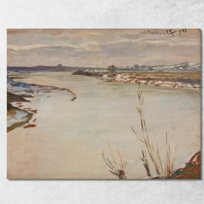 Disgelo Primaverile Jacek Malczewski jml123 quadro stampato su tela