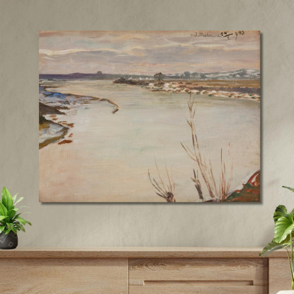 Disgelo Primaverile Jacek Malczewski jml123 quadro stampato su tela