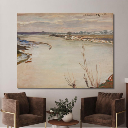 Disgelo Primaverile Jacek Malczewski jml123 quadro stampato su tela