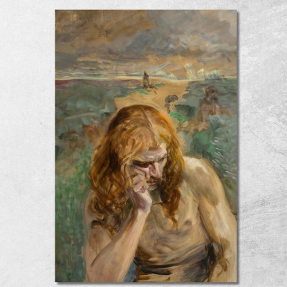 San Giovanni Battista Jacek Malczewski jml127 quadro stampato su tela