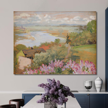 Valle Della Vistola Da Zwierzyniec Jacek Malczewski jml139 quadro stampato su tela