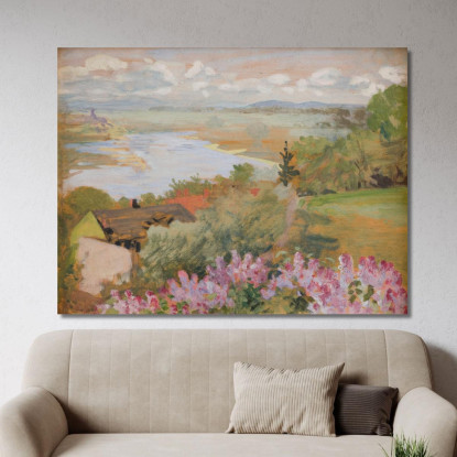 Valle Della Vistola Da Zwierzyniec Jacek Malczewski jml139 quadro stampato su tela