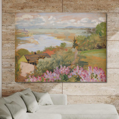 Valle Della Vistola Da Zwierzyniec Jacek Malczewski jml139 quadro stampato su tela