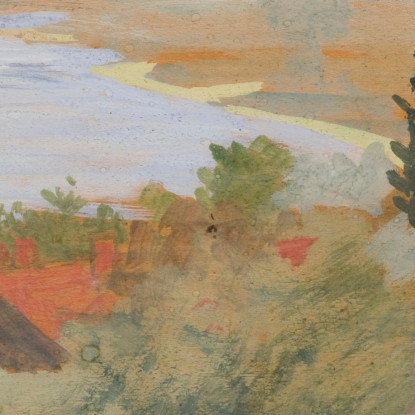 Valle Della Vistola Da Zwierzyniec Jacek Malczewski jml139 quadro stampato su tela