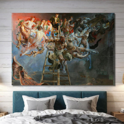 Circolo Vizioso Jacek Malczewski jml140 quadro stampato su tela