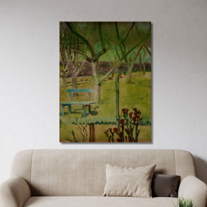 Vista Del Giardino Jacek Malczewski jml142 quadro stampato su tela