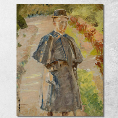 Ragazzo In Giardino Jacek Malczewski jml150 quadro stampato su tela