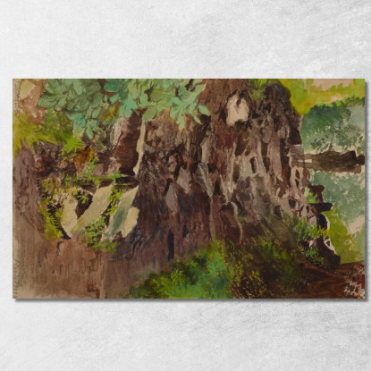 Motivo Paesaggistico Jacek Malczewski jml151 quadro stampato su tela