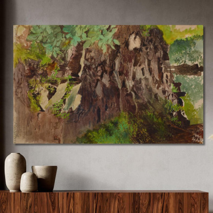 Motivo Paesaggistico Jacek Malczewski jml151 quadro stampato su tela