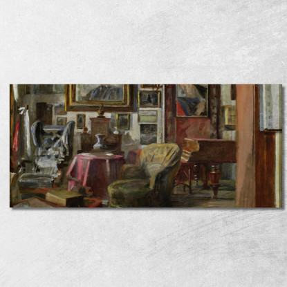 Interno Del Soggiorno Jacek Malczewski jml152 quadro stampato su tela