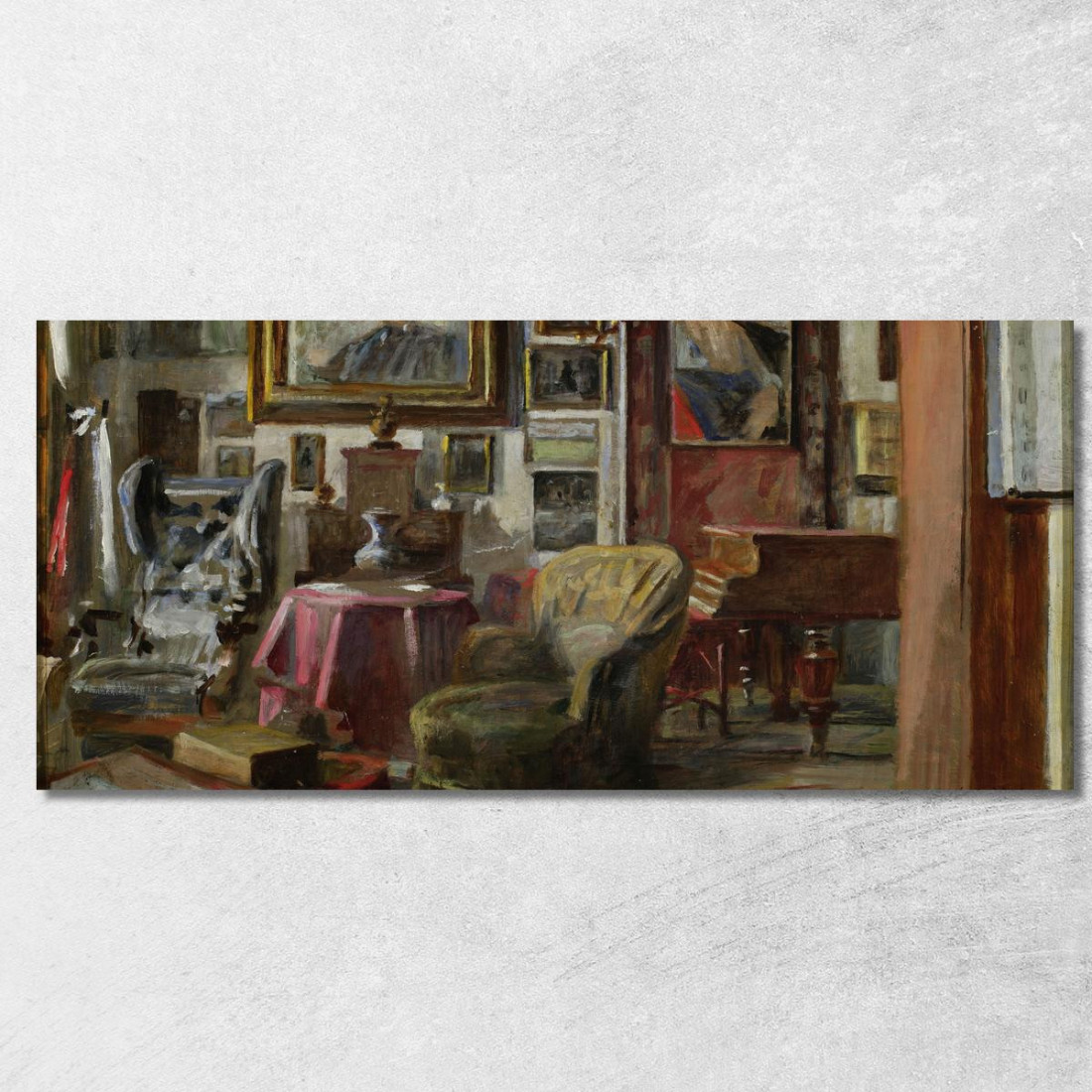 Interno Del Soggiorno Jacek Malczewski jml152 quadro stampato su tela