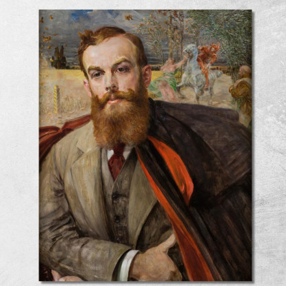 Ritratto Di Adam Cybulski Jacek Malczewski jml153 quadro stampato su tela