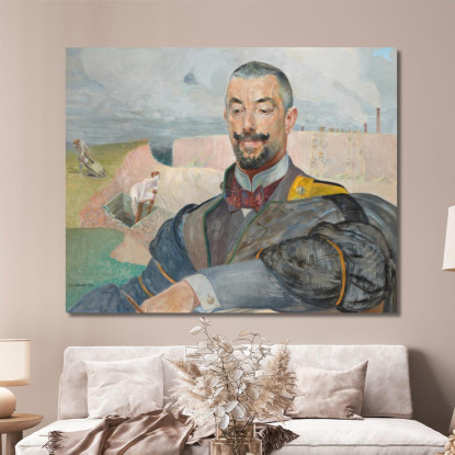 Ritratto Di Erazm Baracz Jacek Malczewski jml157 quadro stampato su tela