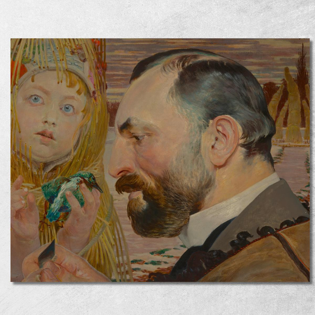 Ritratto Di Feliks Jasienski 2 Jacek Malczewski jml158 quadro stampato su tela