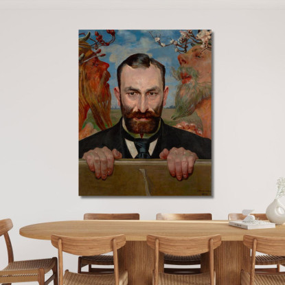 Ritratto Di Feliks Jasienski Jacek Malczewski jml159 quadro stampato su tela