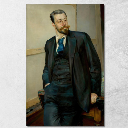 Ritratto Di Michal Wywiórski Jacek Malczewski jml162 quadro stampato su tela