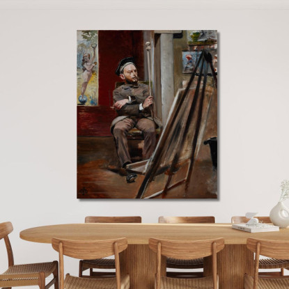 Ritratto Di Stanislao Tondos Jacek Malczewski jml164 quadro stampato su tela