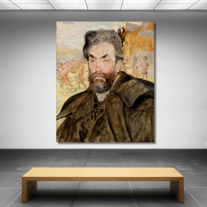 Ritratto Di Stanislaw Witkiewicz Jacek Malczewski jml165 quadro stampato su tela