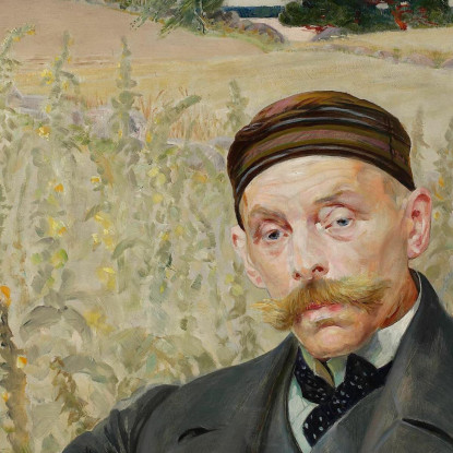 Ritratto Di Waclaw Karczewski Jacek Malczewski jml168 quadro stampato su tela