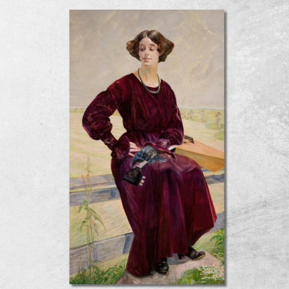 La Canzone Finita Jacek Malczewski jml174 quadro stampato su tela