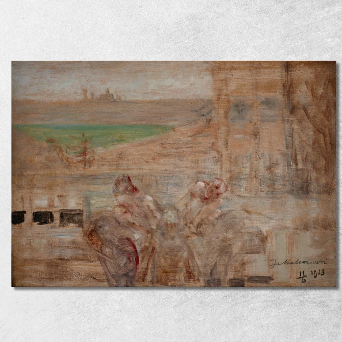 Il Pozzo Avvelenato Jacek Malczewski jml175 quadro stampato su tela