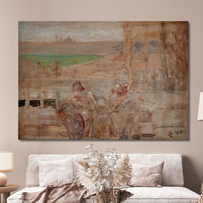 Il Pozzo Avvelenato Jacek Malczewski jml175 quadro stampato su tela