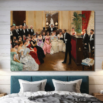 Il Monologo Jean Béraud jbr60 quadro stampato su tela