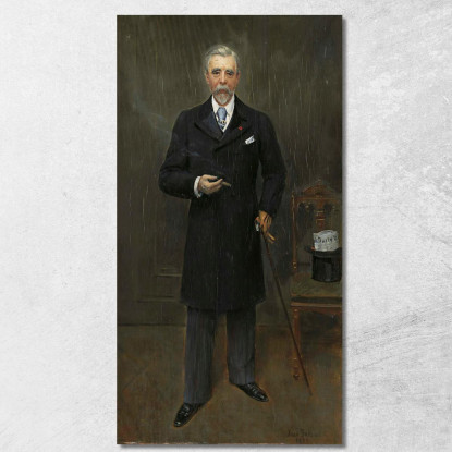 Ritratto Di Sir Campbell Clarke Jean Béraud jbr87 quadro stampato su tela