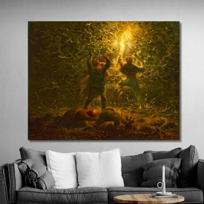 Nidi D'Uccello Jean-François Millet jfm9 quadro stampato su tela