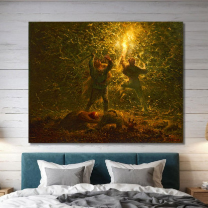 Nidi D'Uccello Jean-François Millet jfm9 quadro stampato su tela