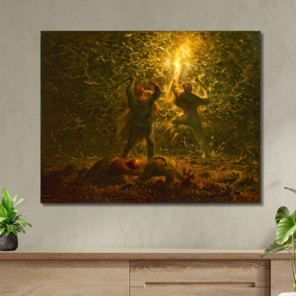 Nidi D'Uccello Jean-François Millet jfm9 quadro stampato su tela