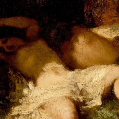 Diana Riposa Jean-François Millet jfm12 quadro stampato su tela