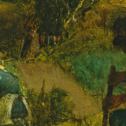 Scena Del Giardino Jean-François Millet jfm17 quadro stampato su tela