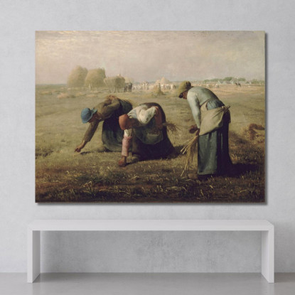Spigolatrici Jean-François Millet jfm19 quadro stampato su tela