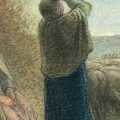 Il Passaggio Delle Oche Selvatiche Jean-François Millet jfm29 quadro stampato su tela