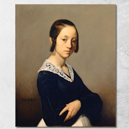 Louise-Antoinette Feuardent Jean-François Millet jfm34 quadro stampato su tela
