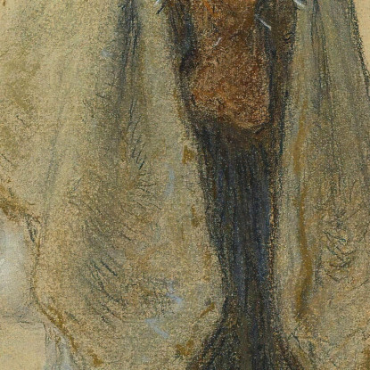 Piccola Pastorella Che Lavora A Maglia Jean-François Millet jfm46 quadro stampato su tela