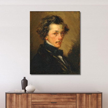 Ritratto Di Un Uomo Anonimo Jean-François Millet jfm48 quadro stampato su tela