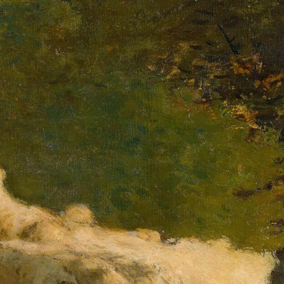 Pecore Al Pascolo Lungo Una Siepe Jean-François Millet jfm59 quadro stampato su tela