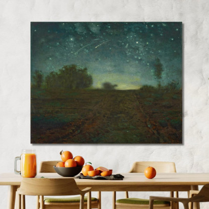 Notte Stellata Jean-François Millet jfm64 quadro stampato su tela