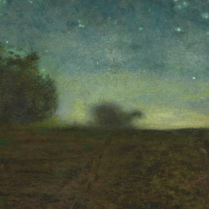Notte Stellata Jean-François Millet jfm64 quadro stampato su tela