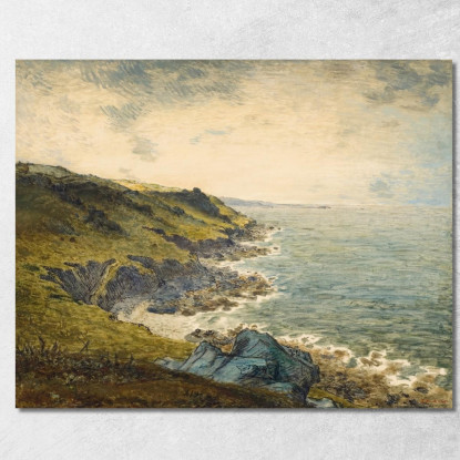 La Costa Di Gréville Jean-François Millet jfm68 quadro stampato su tela