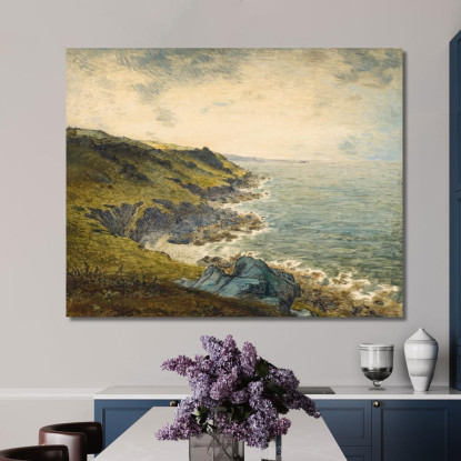La Costa Di Gréville Jean-François Millet jfm68 quadro stampato su tela