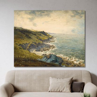 La Costa Di Gréville Jean-François Millet jfm68 quadro stampato su tela