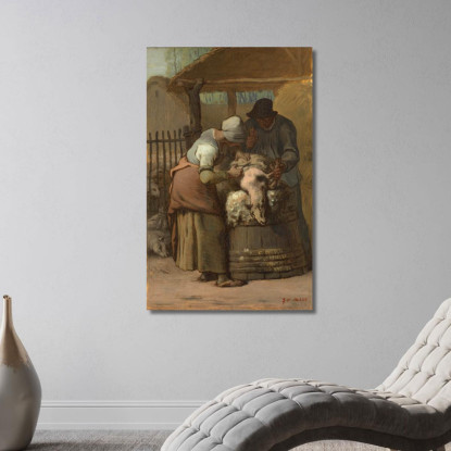 I Tosatori Jean-François Millet jfm77 quadro stampato su tela