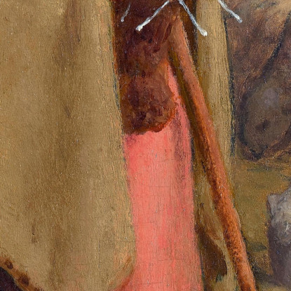 Giovane Ragazza Che Custodisce Le Sue Pecore Jean-François Millet jfm94 quadro stampato su tela