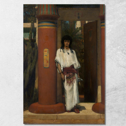 Un Egiziano In Una Porta Lawrence Alma-Tadema lat11 quadro stampato su tela