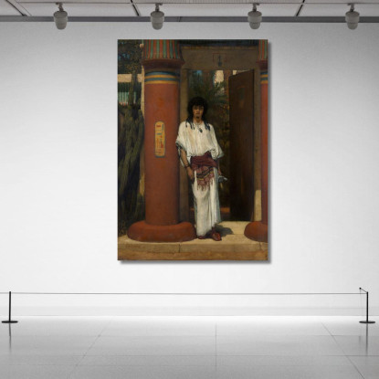 Un Egiziano In Una Porta Lawrence Alma-Tadema lat11 quadro stampato su tela