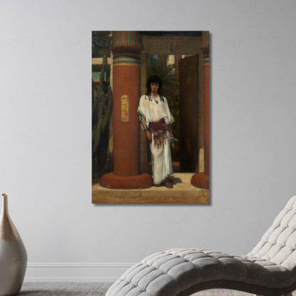Un Egiziano In Una Porta Lawrence Alma-Tadema lat11 quadro stampato su tela