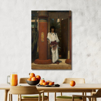 Un Egiziano In Una Porta Lawrence Alma-Tadema lat11 quadro stampato su tela